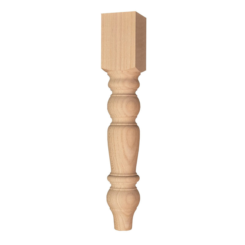 Country Bench Leg - Species:Oak Red